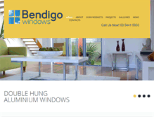 Tablet Screenshot of bendigowindows.com.au